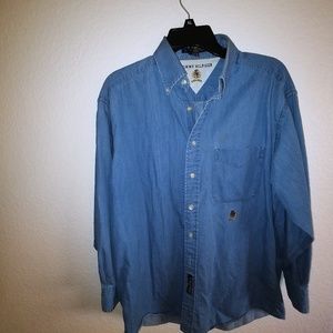 Tommy Hilfiger "Denim - like" Button up shirt sz M